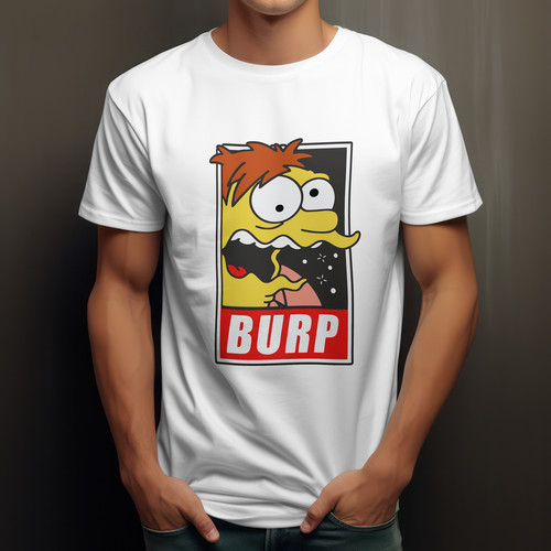 Barney gumble burp shirt - t-shirt, |