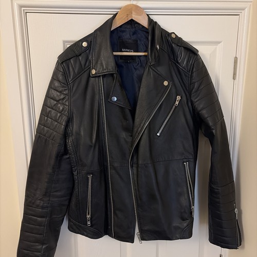 Barneys leather jacket - leather,