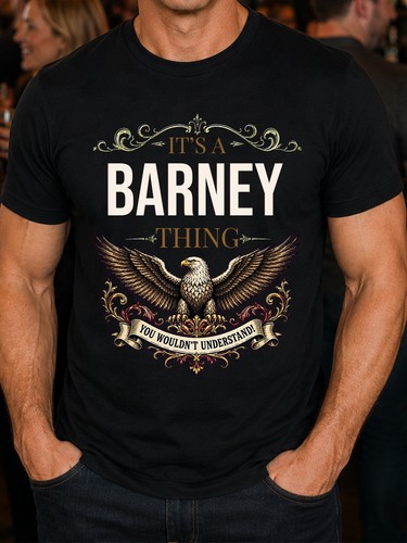Barney eagle family name men - barney,