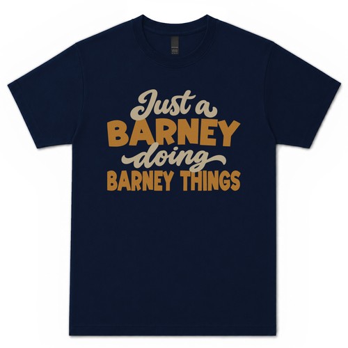 Just barney doing - a,
