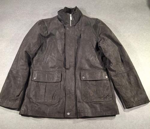 Barneys leather field jacket - field,