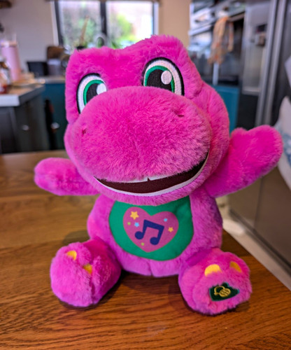 Barney the dinosaur talking - barney,