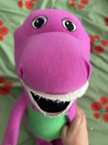 Barney the dinosaur plush - the,
